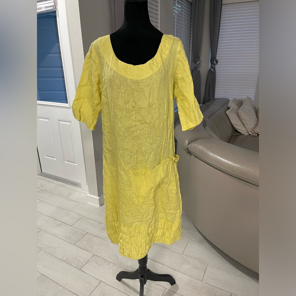 Luukaa lagenlook 100% linen dress 2 / M